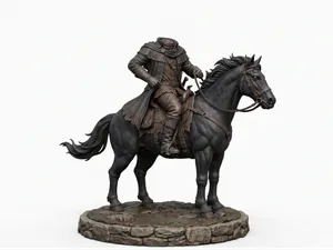 Miniatura Cavaleiro Sem Cabeça