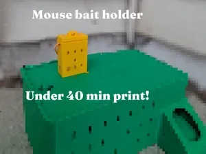 Mouse bait holder