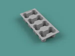 Bone Shaped Mould for Dogs Treat + Treat Recipe
