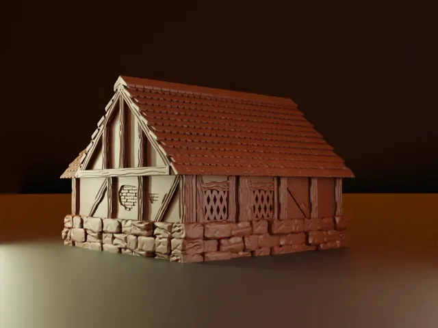 Fantasy commoner house - DND wargaming terrain — Фото 3 из 3