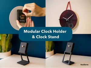 Modular Clock Holder and Clock Stand
