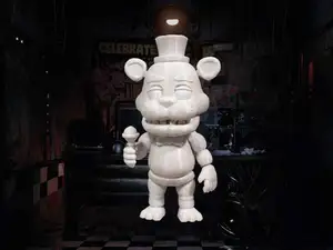 Freddy Fazbear with Five Nights at Freddy's..