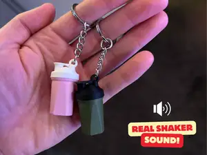 Protein Shaker - Fidget Keychain