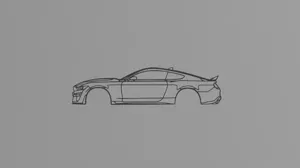 Ford Mustang Shelby GT500 2D Wall art