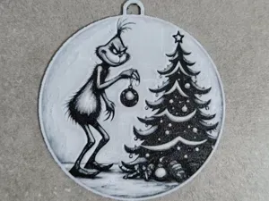 Grinch Christmas tree ornament
