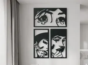 Three-Piece Comic Wall Art