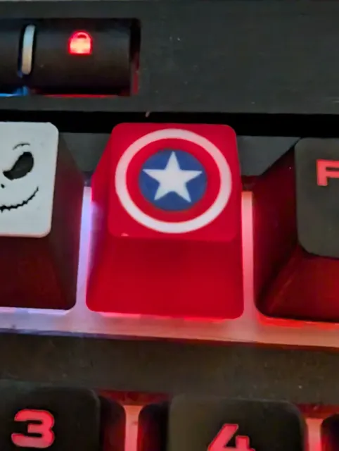 Captain America Keycap — Image 3 of 5