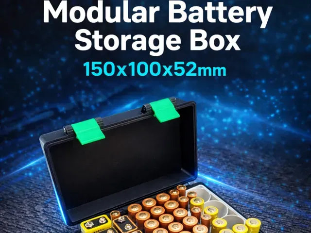 Customizable Modular Battery StorageBox 150x100x52