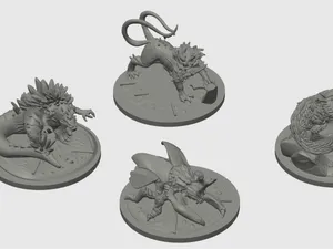 Primal 原初觉醒怪物模型 基础最后4个