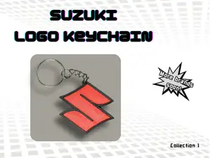 Suzuki logo keychain