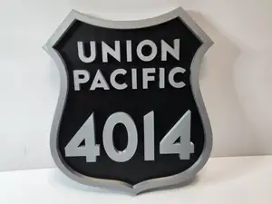 Union Pacific 4014 “Big Boy” Front Number Plate