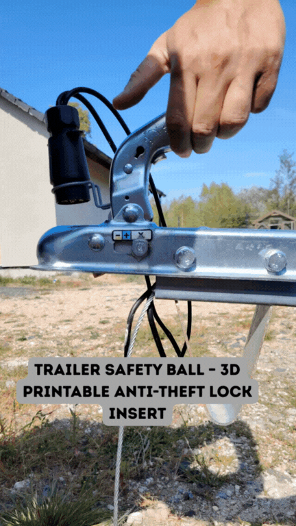 Trailer Safety Ball – Anti-Theft Lock Insert