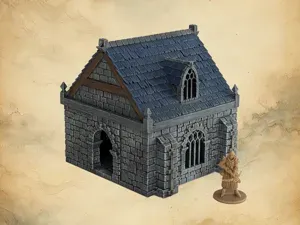 Village oublié 1D - la crypte