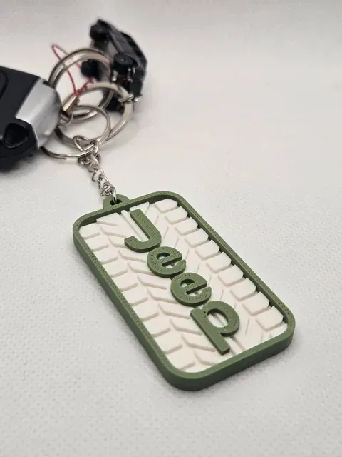 Jeep 3D Print Keychain Tire Texture Off-Road — Фото 5 из 5