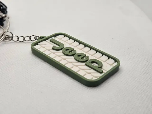 Jeep 3D Print Keychain Tire Texture Off-Road — Фото 4 из 5