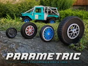 Advanced Parametric Wheel Generator – Rims & Tires