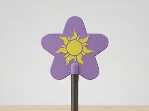 Rapunzel Sun Wand with Hidden Card Holder