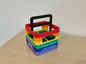 4er - Flaschenträger "Männerhandtasche" LGBTQ