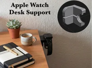 Ultra-Minimal Apple Watch Desk Mount
