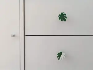 Monstera door/drawer knob