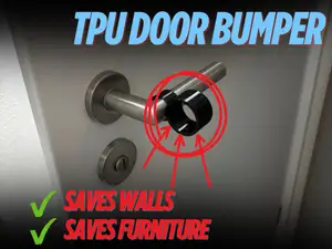 TPU Door Bumper - Easy Slide-On!