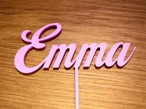 Topper per torte nome Emma