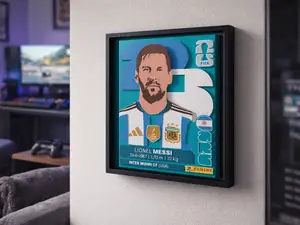 Cuadro Sticker 7 color Messi Worldcup 2026 Panini