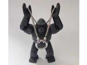 Mecha Gorilla Display Stand–Jewelry, Notes, Holder