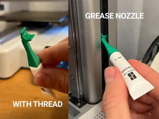Grease Nozzle - Z-Axis Lubrication