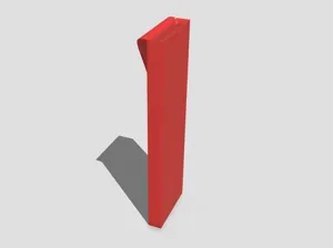 Jessem 6" Ruler Magnetic Holder with Belt Clip