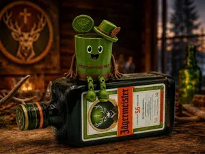 Jägermeister Getränkefigur
