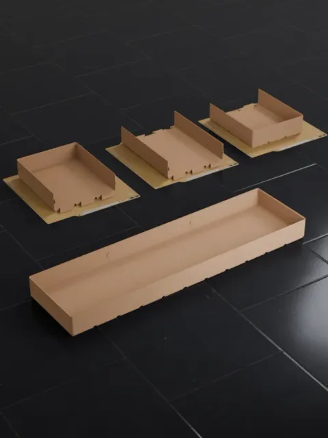 Gridfinity 11x3 Bin 5U Dovetail Split Fit A1 Mini — Фото 2 из 5
