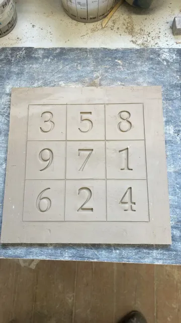 Classic Antiqua Pottery Number Stamp Set (0-9) — Image 2 of 14