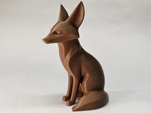 Eleganter Fuchs – Minimalistische Wildlife-Statue