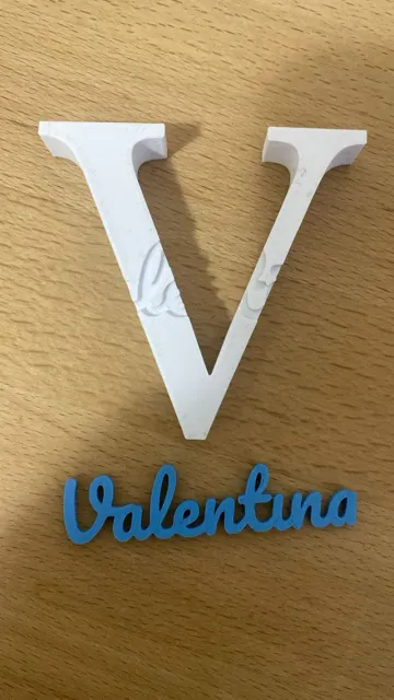 Lettera 3D con Nome a Incastro — Фото 3 из 3