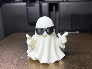 Cool Ghost with Sunglasses – Funny Halloween Decor