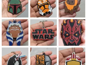 Star Wars Can Tab Opener Keychain Nail Saver 3D