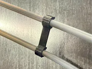 Customizable PTFE Tube Cable Clip
