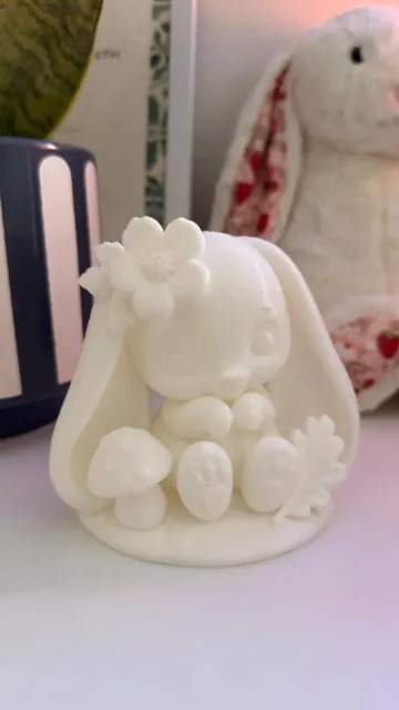 Cozy Woodland Bunny | Cute Desk & Nursery Decor — Image 4 of 4
