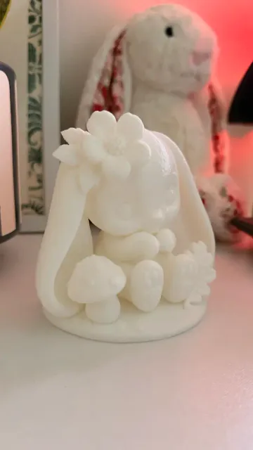 Cozy Woodland Bunny | Cute Desk & Nursery Decor — Image 3 of 4