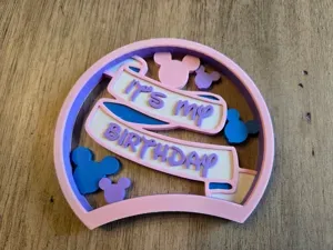 Birthday Disney ear for 5 magnet headband