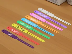 Healthcare Simulation Patient Wristbands