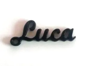 portachiavi scritta luca