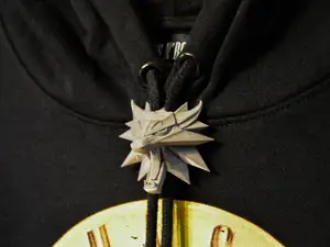 The Witcher 3 Medallion Drawstring Bead for Hoodie