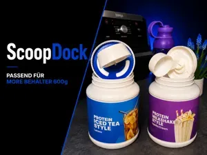 ScoopDock More Nutrition Protein 600g Scoop Holder