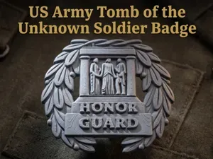 US Army Tomb of the Unknown Soldier Badge Plaque