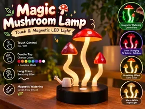 Magic Mushroom Lamp – Touch & Magnetic LED Light