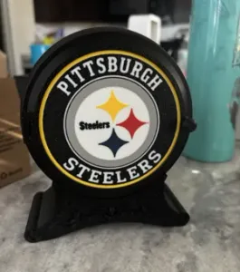 Image Disk tea lamp Pittsburgh Steelers