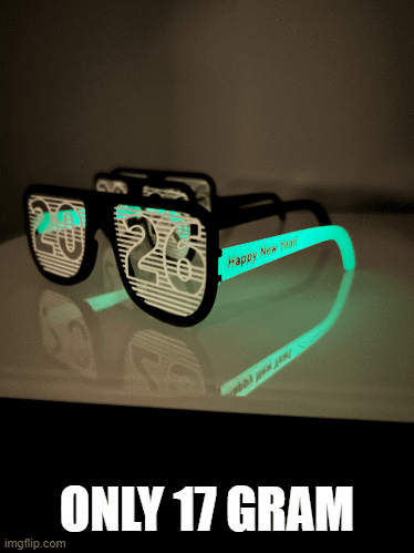 2026 Party glasses! (Only 17g)