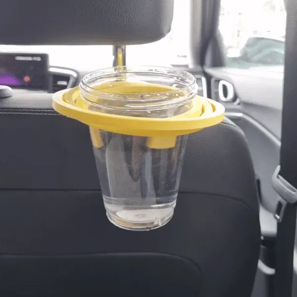 Anti spill cup holder